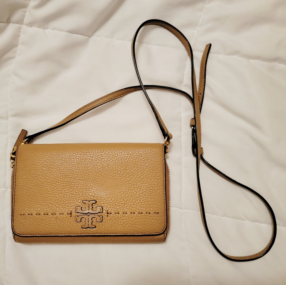 Tory Burch Mcgraw Flat Wallet Crossbody